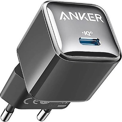 Anker Захранване за ел. мрежа с USB-C порт и технология за бързо зареждане - Anker 511 Charger Nano Pro 20W USB-C (A2637L12)
