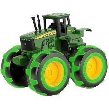 John Deere Детска играчка John Deere - Трактор, с чудовищни светещи гуми (46434)