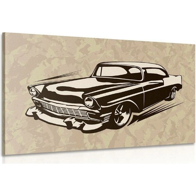 Obraz retro veterán - 60x40