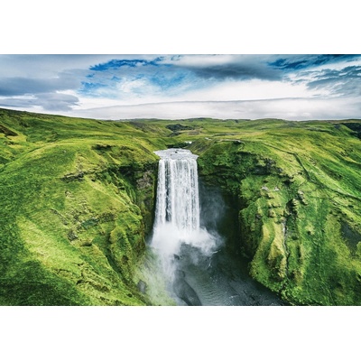 Postershop Fototapeta vliesováVodopády Skógafoss rozměry 368x254 cm