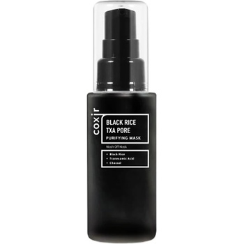 Coxir Black Rice TXA Pore Mask - Почистваща порите маска за лице 50мл