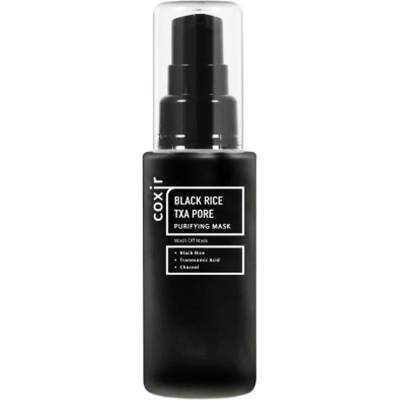 Coxir Black Rice TXA Pore Mask - Почистваща порите маска за лице 50мл