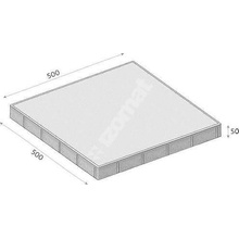 CS Beton Formela III 50 x 50 x 5 cm šedá 1 ks