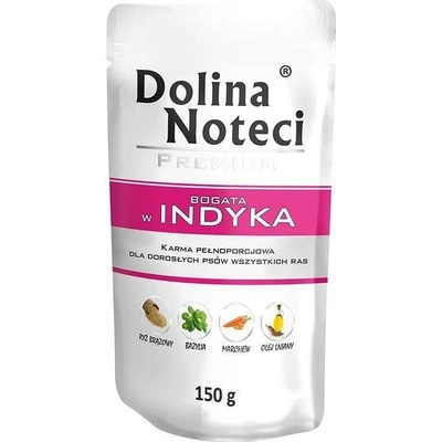 Dolina Noteci Adult Premium s vysokým obsahom morčacieho mäsa 10 x 150 g