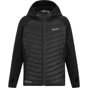 Regatta Детско поларено яке Regatta Kid's Junior Andreson Hybrid Hybrid jacket - Black / Seal Grey - размер 6-7 Years (703-7785-0113)