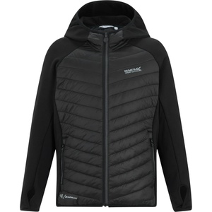Regatta Детско поларено яке Regatta Kid's Junior Andreson Hybrid Hybrid jacket - Black / Seal Grey - размер 6-7 Years (703-7785-0113)