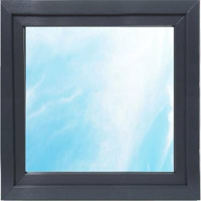 Solid Elements Premium OS 1, P, 90 × 90 cm, trojsklo, pravé, antracit, bílé W2GDBCZTK2.0012