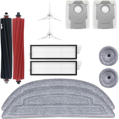 Комплект от четка, филтър, моп и торбичка за Roborock S8 MaxV Ultra 12 бр (S8 maxv set 12 pcs)