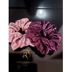 Radi handmade Сатенени скрънчита във светло и тъмно виолетово (680)