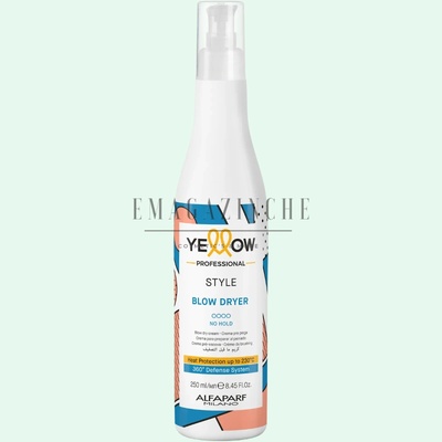 Yellow Professional Alfaparf Milano Alfaparf Yellow Термозащитен крем до 230°C за бързо изсушаване 250 мл. Style Blow dry cream (0315100)