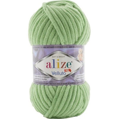 Alize Příze Velluto 103 zelené jablko