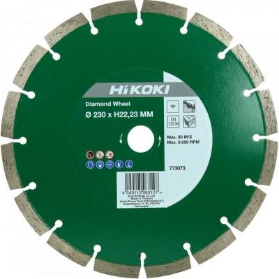 Hikoki Diamantový kotouč na betonu a cihly 230 x 22,2 mm 773073
