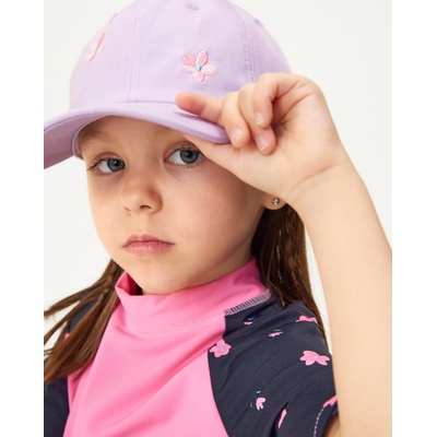 Dětská kšiltovka UNUO Lila Květiny