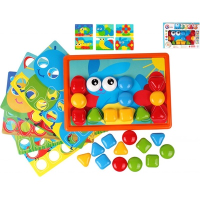 Teddies Mozaika klobúčik 4cm pre najmenších hladký 26ks