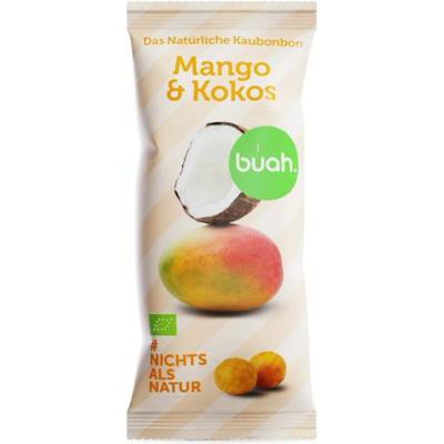 buah Bio mango-kokos žvýkací bonbony 40 g