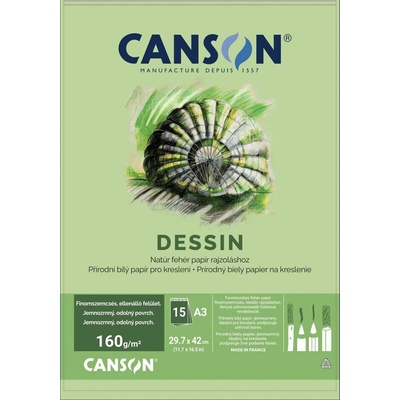 Canson Dessin Skicář 15 A3 160 g
