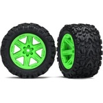 Traxxas колело 2.8", джанта RXT зелен, гума Talon Extreme (чифт) (заден)