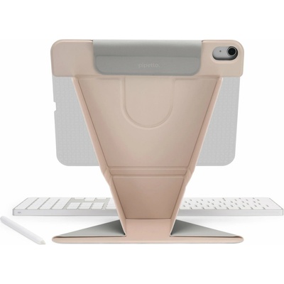 Pipetto Origami No6 Stand Case Metallic Pink iPad Air 11 M2 2024/M3 2025/iPad Air 10.9 2022/2020 P072-126-AD
