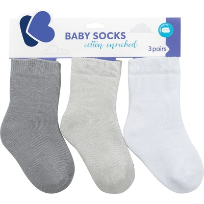 KikkaBoo Бебешки чорапи KikkaBoo - Памучни, 2-3 години, сиви (31110020084)