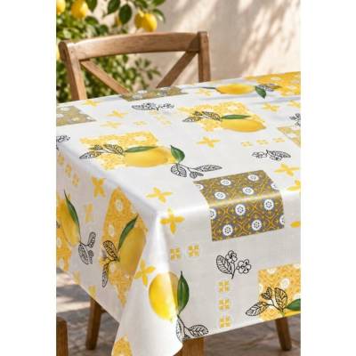 Obrus PVC MIS392, metráž, 20 m x 140 cm, lemon štýl, IMPOL TRADE