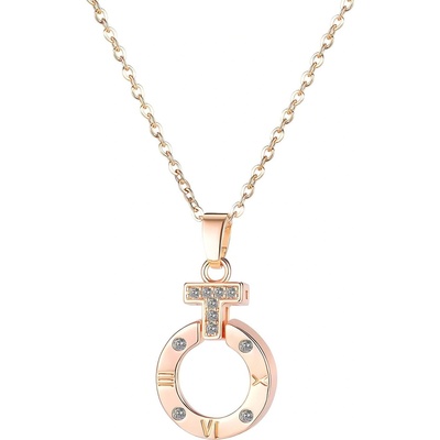 HARAHU Колие ki-15291 - Златна / Розова kp15291 (ki-15291)