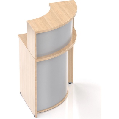 Nábytek Designový cz NLKA90 05 Recepční pult Komfort dub / šedý