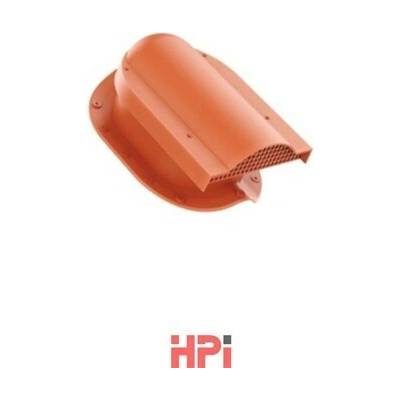 HPI Větrací taška pro plechové tvarované krytiny nízký profil červená