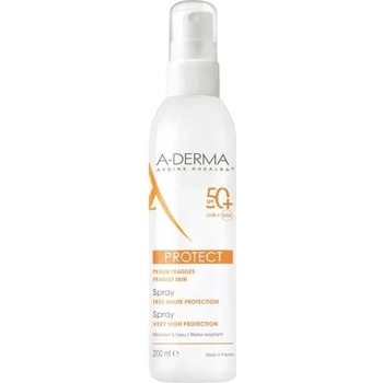 A-Derma Protect ochranné mléko spray SPF50+ 200 ml