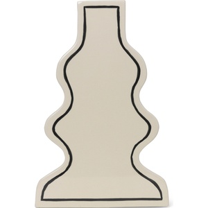 Ferm Living Ваза Paste Curvy мръсно бяло (1104267333)