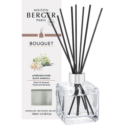 Maison Berger Paris Aróma difuzér Cube Čierna Angelika 125 ml