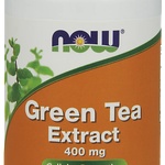 NOW Зелен Чай на капсули, Now Green Tea Extract 400 mg, (98% Polyphenols), 100 caps