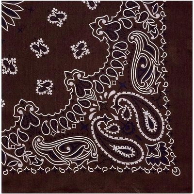 Bandana šátek II B1844 Blingstar hnědá