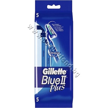 Gillette Самобръсначка Gillette Blue II Plus Ultragrip, 5-Pack, p/n GI-1300016 - Самобръсначки за еднократна употреба (GI-1300016)