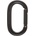 Black Diamond Карабинер с щифт Black diamond Oval Keylock Carabiner Snapgate carabiner - Black - размер One Size (321-0310-0111)
