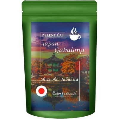 Čajová zahrada Japan Gabalong Shizuoka Yabukita zelený čaj 500 g