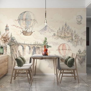 Art Gift Decor Фототапет приказен свят с летящи балони