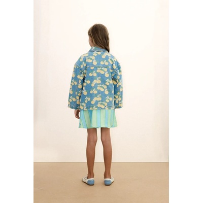 Tinycottons Детско дънково яке Tinycottons ORANGES JACKET (SS26.360)