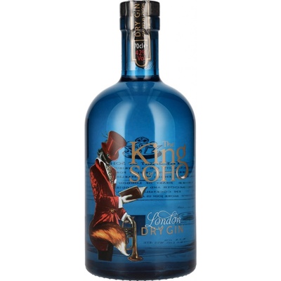 King of Soho London Dry Gin 42% 0,7 l (čistá fľaša)