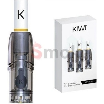 Kiwi Pod Cartridge Soft Black 3ks