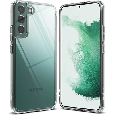 Ringke Противоударен Хибриден Калъф за Samsung S22 Plus, Ringke Fusion Case, Прозрачен (8809848202599)