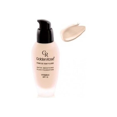 Golden rose Make-up SATIN smoothing SPF15 dlouhotrvající sklo-pumpa 23 34 ml