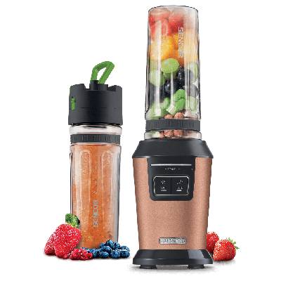 Pohárový mixér na smoothie 800W 2x0,6L zlatý tritan Sencor SBL 7176GD (SBL 7176GD)