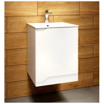 GERA МЕБЕЛ ЗА БАНЯ С УМИВАЛНИК ЛАРА 45х57х43см КОНЗОЛЕН БЯЛ