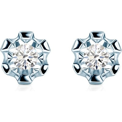 SAVICKI Náušnice žlté zlato, diamanty SAVE58899 YW S-037