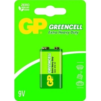GP Batteries Цинк- карбон батерия GP Battery (9V) GREENCELL 6F22, 1604GLF-U1 (1 батерия / блистер) 9V