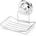 Tekno-Tel Поставка за сапун tekno tel dm 265, 13х12х10 см, Вакуум, Хром (7775150002)
