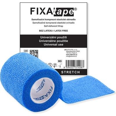 Fixatape Strech 5 x 450 cm pro veteriny, modrý