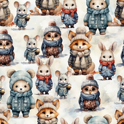 Takoy Fleece 220 g pohádková zvířátka