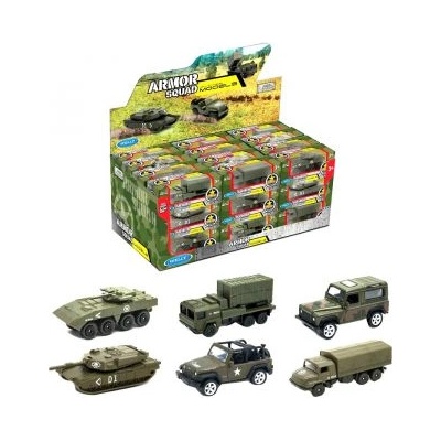 Welly Welly: Метален асортимент от военни превозни средства 1: 60