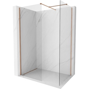 Mexen Kioto-X душекрана Walk-in 140 x 110 cm, прозрачен 10 мм, матирана мед - 800-140-202-65-00-110-X (800-140-202-65-00-110-X)